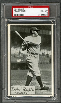 1929 R315 Babe Ruth - PSA EX-MT 6   